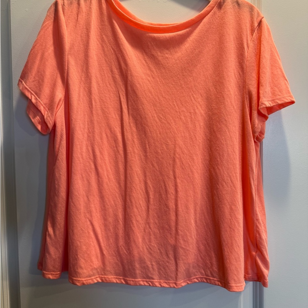 Old Navy Bright Coral Short Sleeve Tee